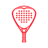 Diamond racket shape icon
